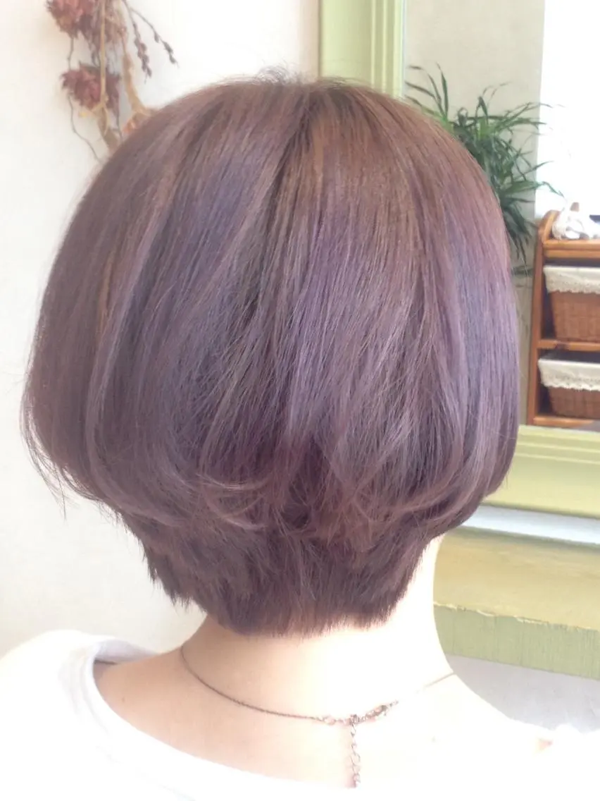 ショート カラー アッシュ ラベンダーカラー ラベンダーアッシュ メンズ指名多数!! 田島史也のヘアスタイル