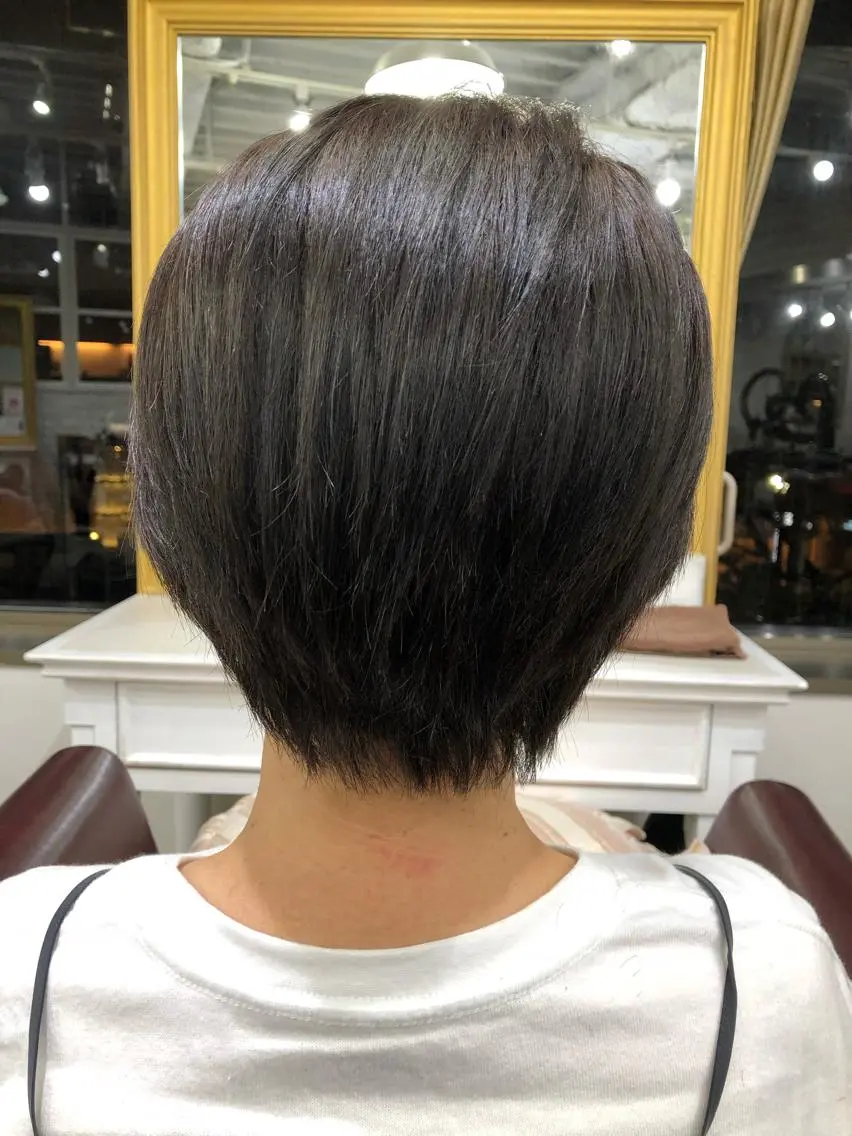 ショート カラー グレージュ レイヤー×髪質改善✨ 渋谷/佐藤侑哉のヘアスタイル