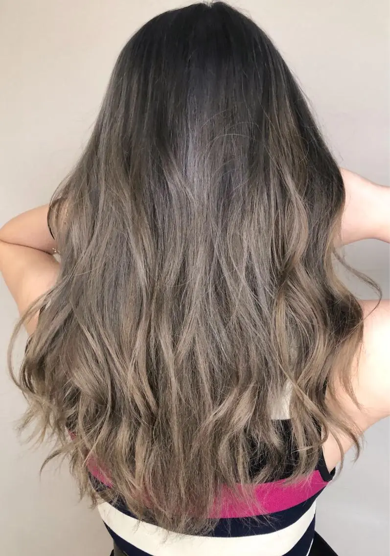 ロング カラー 外国人風カラー 美髪矯正・レイヤー 倉友哉のヘアスタイル