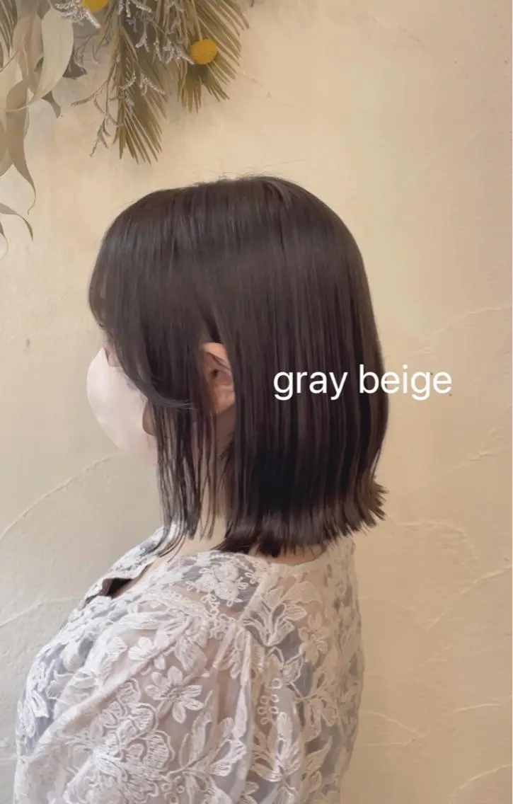 ミディアム カラー ヘアアレンジ ベージュカラー 加藤あいり／大人 可愛いモテカラー♡のヘアスタイル