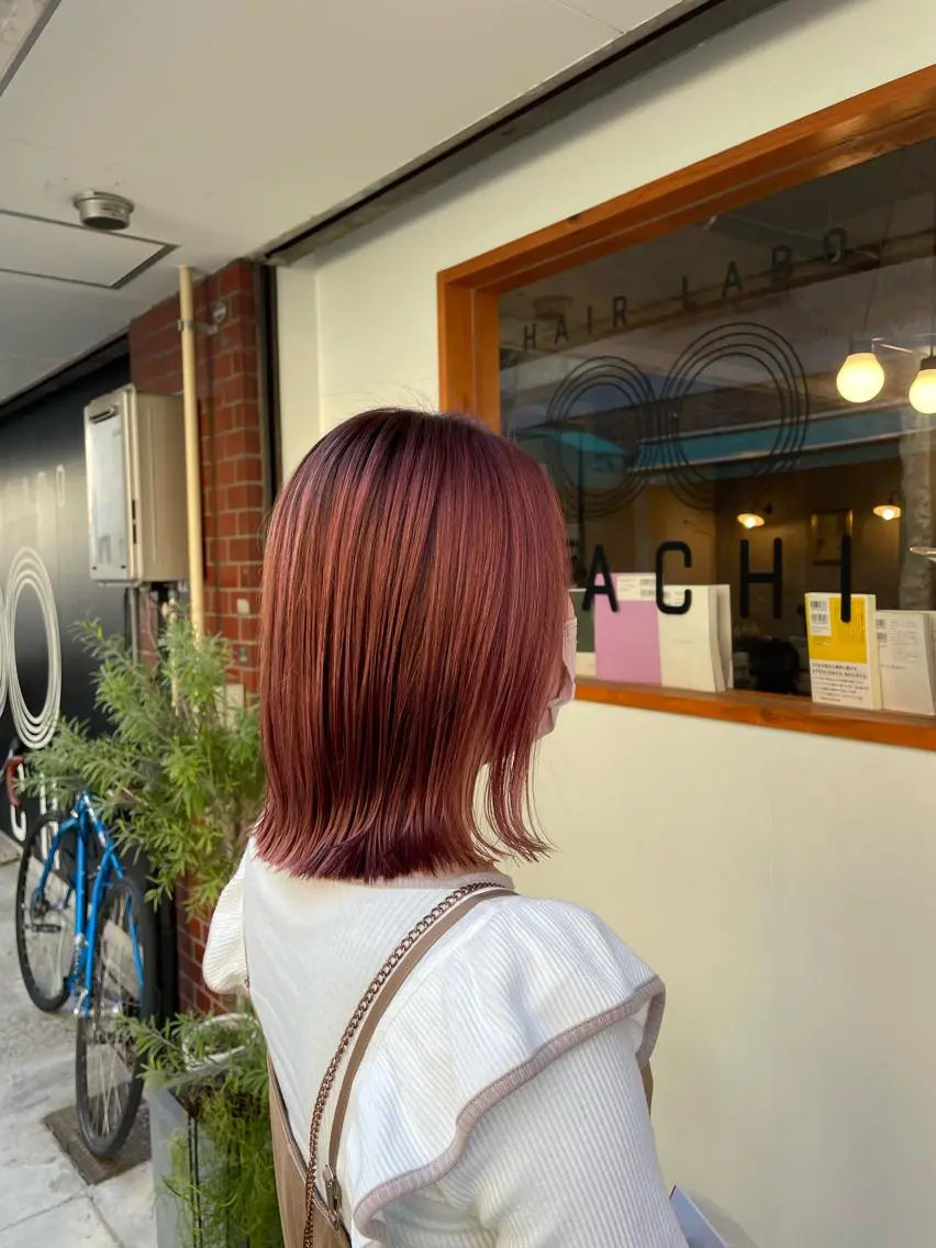 ミディアム 高山 妃のヘアスタイル