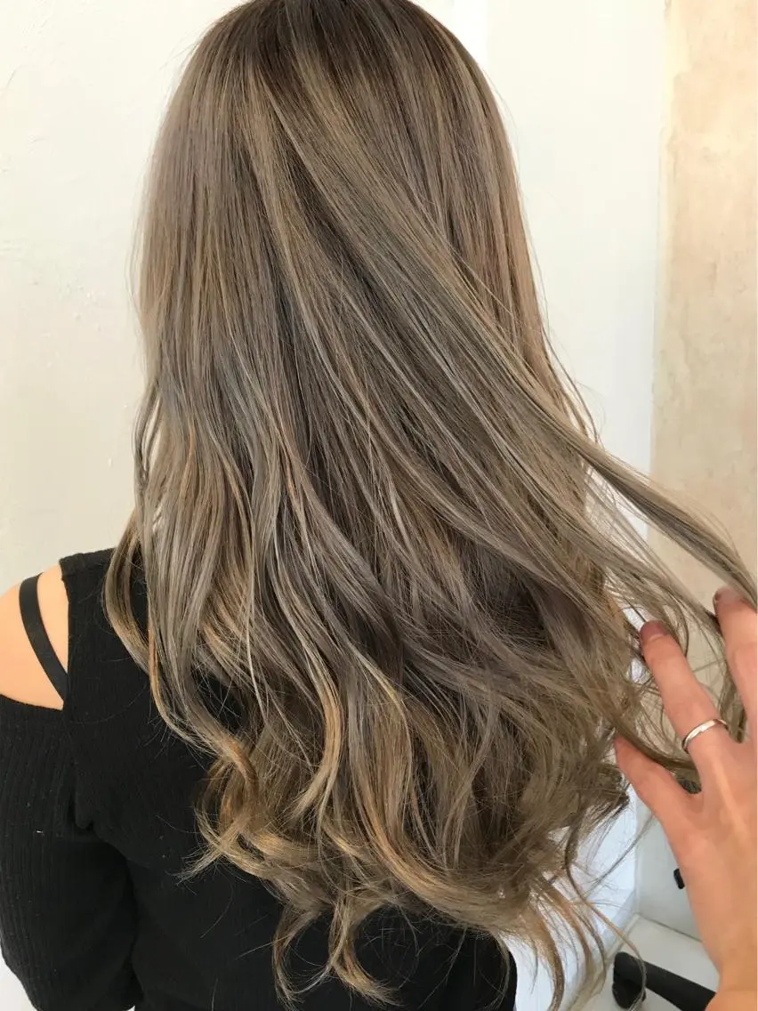 ロング カラー ヘアカラー トリートメント 水戸内原🐜 メンズ郡司裕紀のヘアスタイル