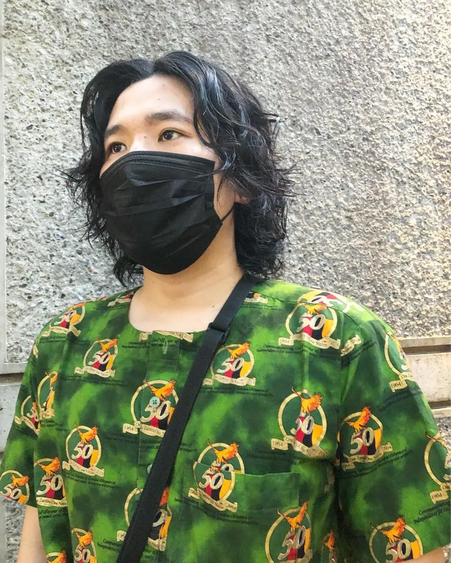 パーマ ヘアアレンジ メンズ メンズウルフカット ウルフカット カット パーマ トリートメント ヘアセット メンズ特化✂️栗原 侑也のヘアスタイル