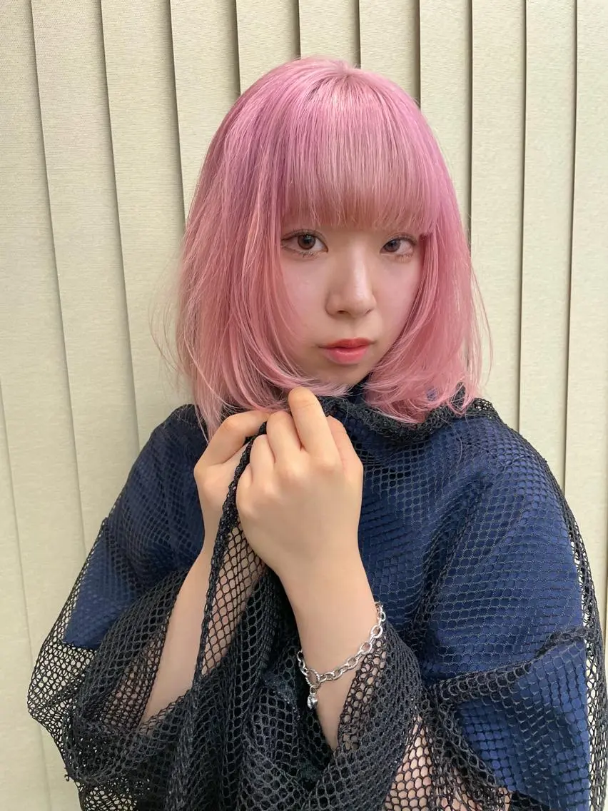 ミディアム ヘアカラー nessヤマサキ リュウタのヘアスタイル
