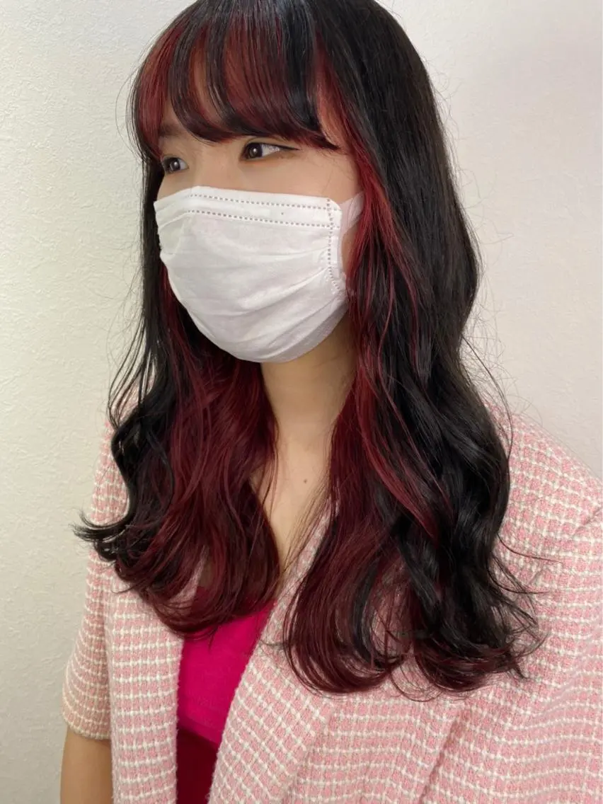 カラー 中村 彩夏のヘアスタイル