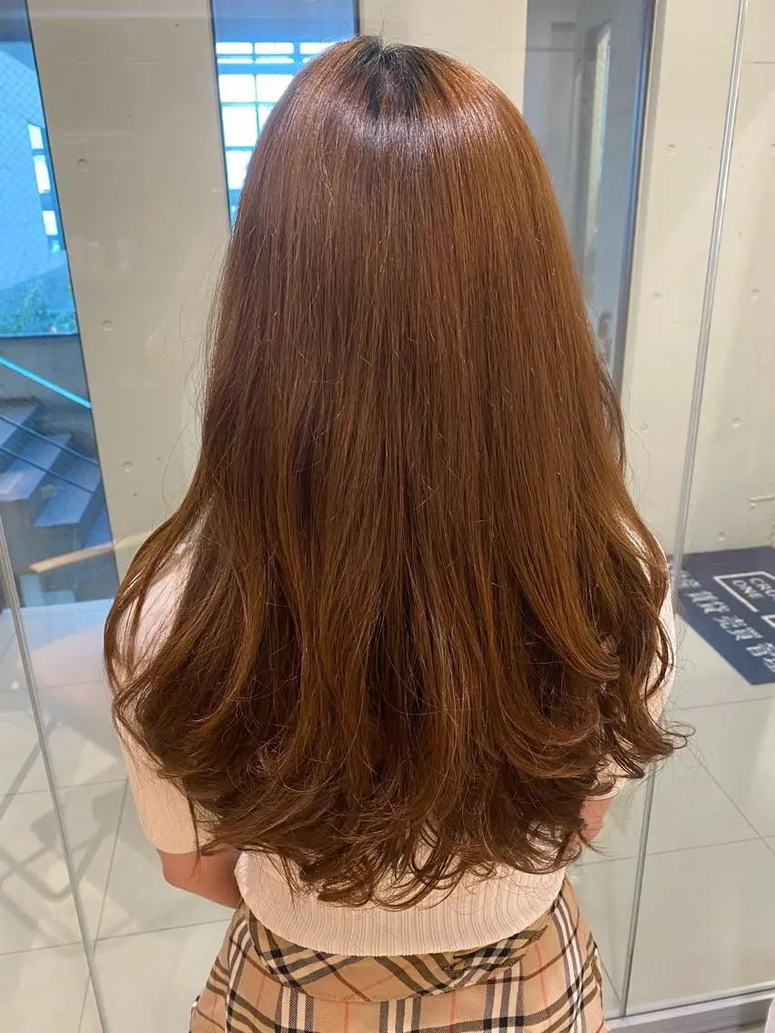 セミロング セミロングパーマ トリートメント トリートメント 田中 アキオのヘアスタイル