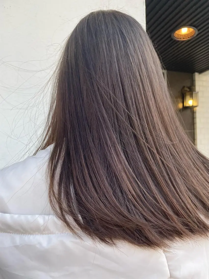 ロング カラー ヘアカラー トリートメント KYOKA .のヘアスタイル