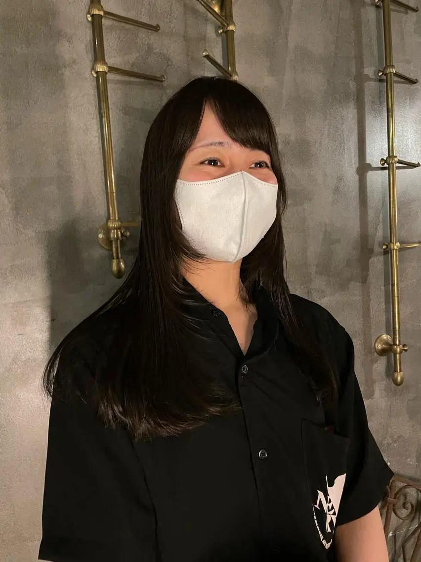 ロング カラー パーマ ヘアアレンジ ヘアカラー 縮毛矯正 トリートメント くびれレイヤー/艶 カラー　MADOKAのヘアスタイル