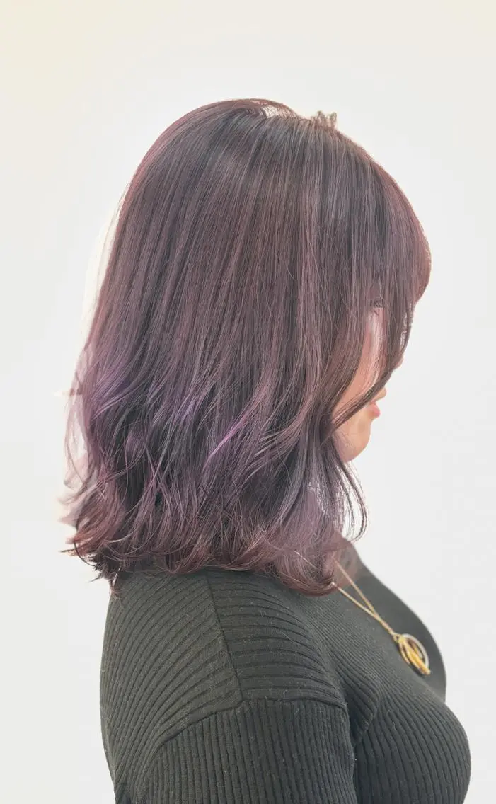セミロング カラー Atem ☀️大町店のヘアスタイル
