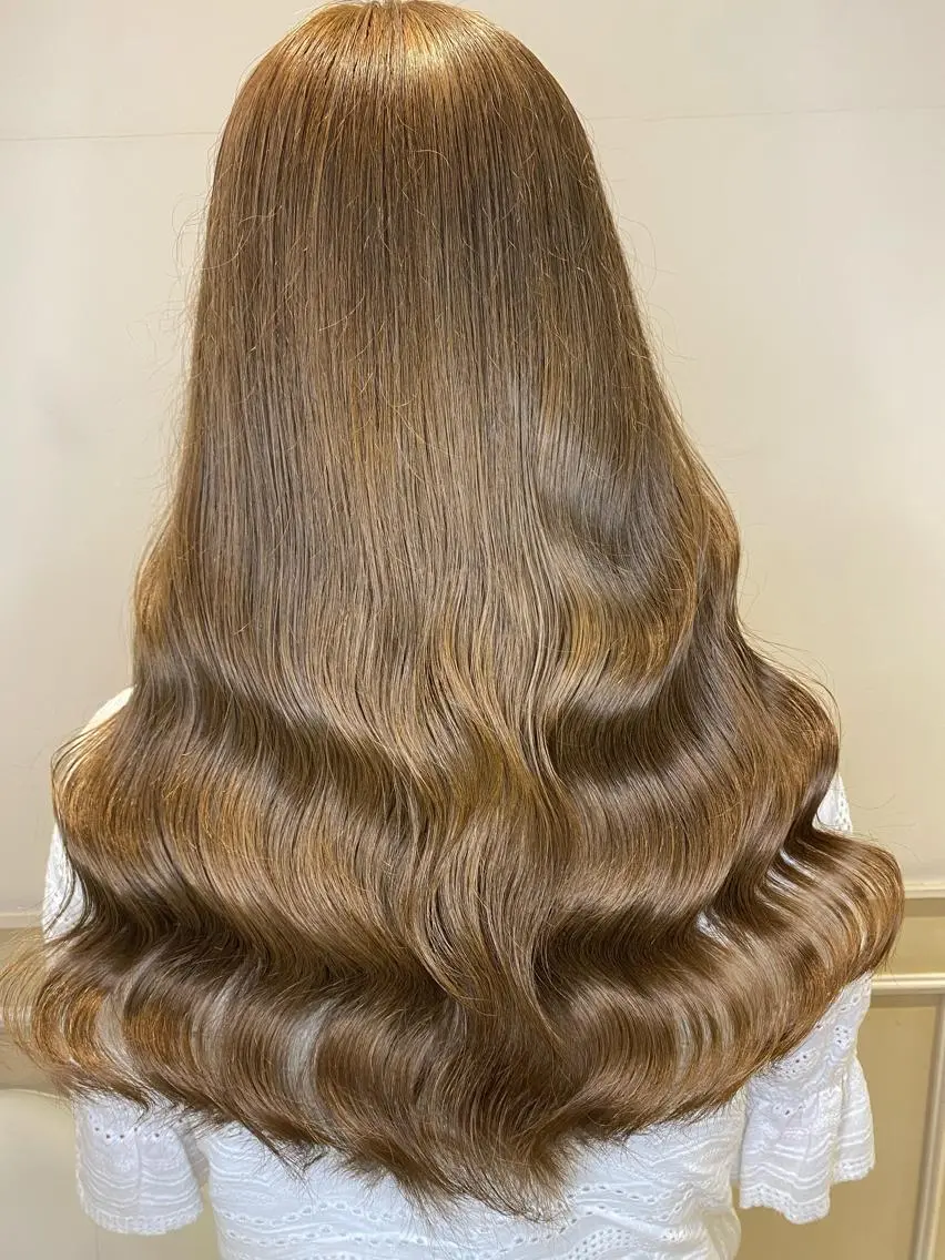 セミロング カラー カット ヘアカラー トリートメント レイヤー×艶髪特化 マネージャー安藤光司のヘアスタイル