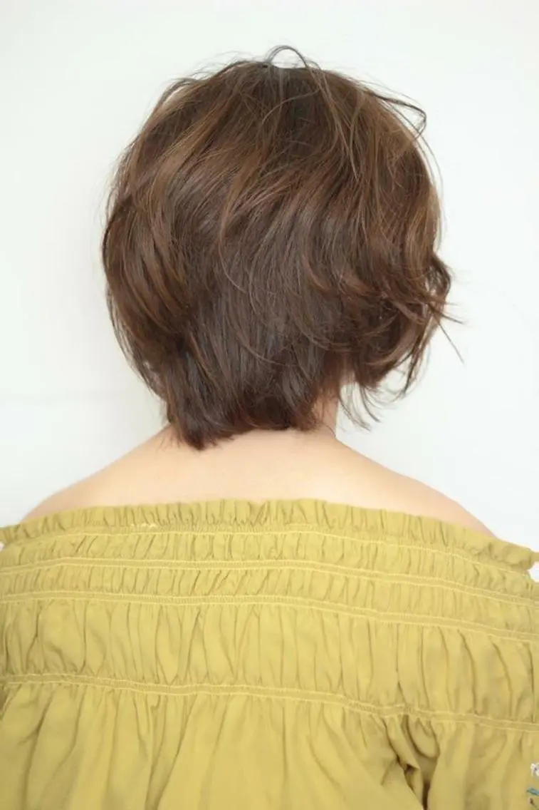 ショート ショートボブ ボブ くせ毛 ショートヘア ヘアカラー トリートメント 青木 大輔のヘアスタイル
