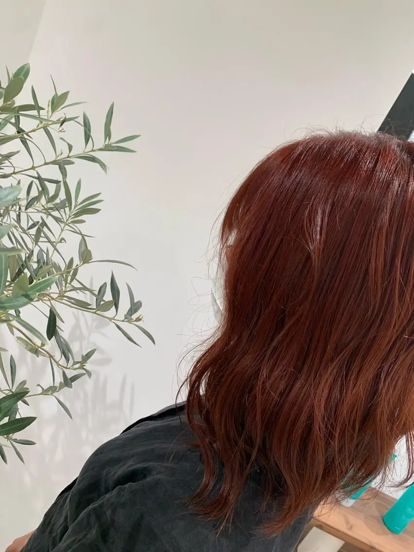 ミディアム カラー ヘアアレンジ 小白井 由美のヘアスタイル
