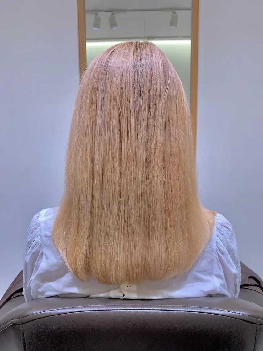 ミディアム カラー ベージュカラー Hitotose代表 中島和樹のヘアスタイル