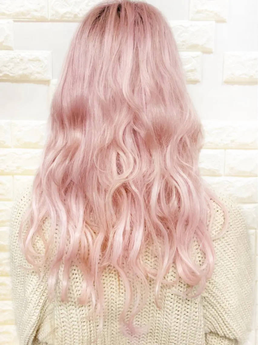 セミロング カラー ヘアアレンジ ヘアカラー トリートメント 次世代シールエクステ 錦糸町 小泉 朋之のヘアスタイル