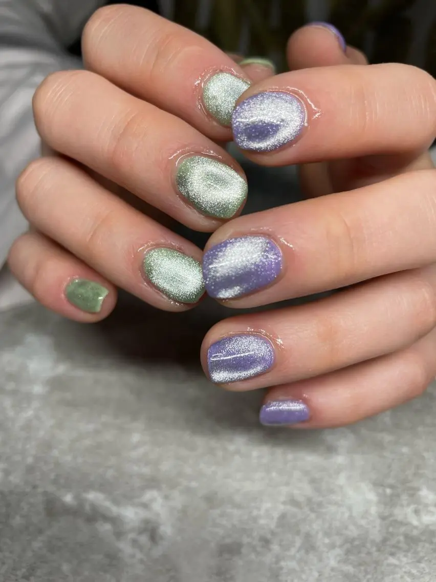 ネイル マグネットネイル ハンドネイル Y's nailのネイルデザイン