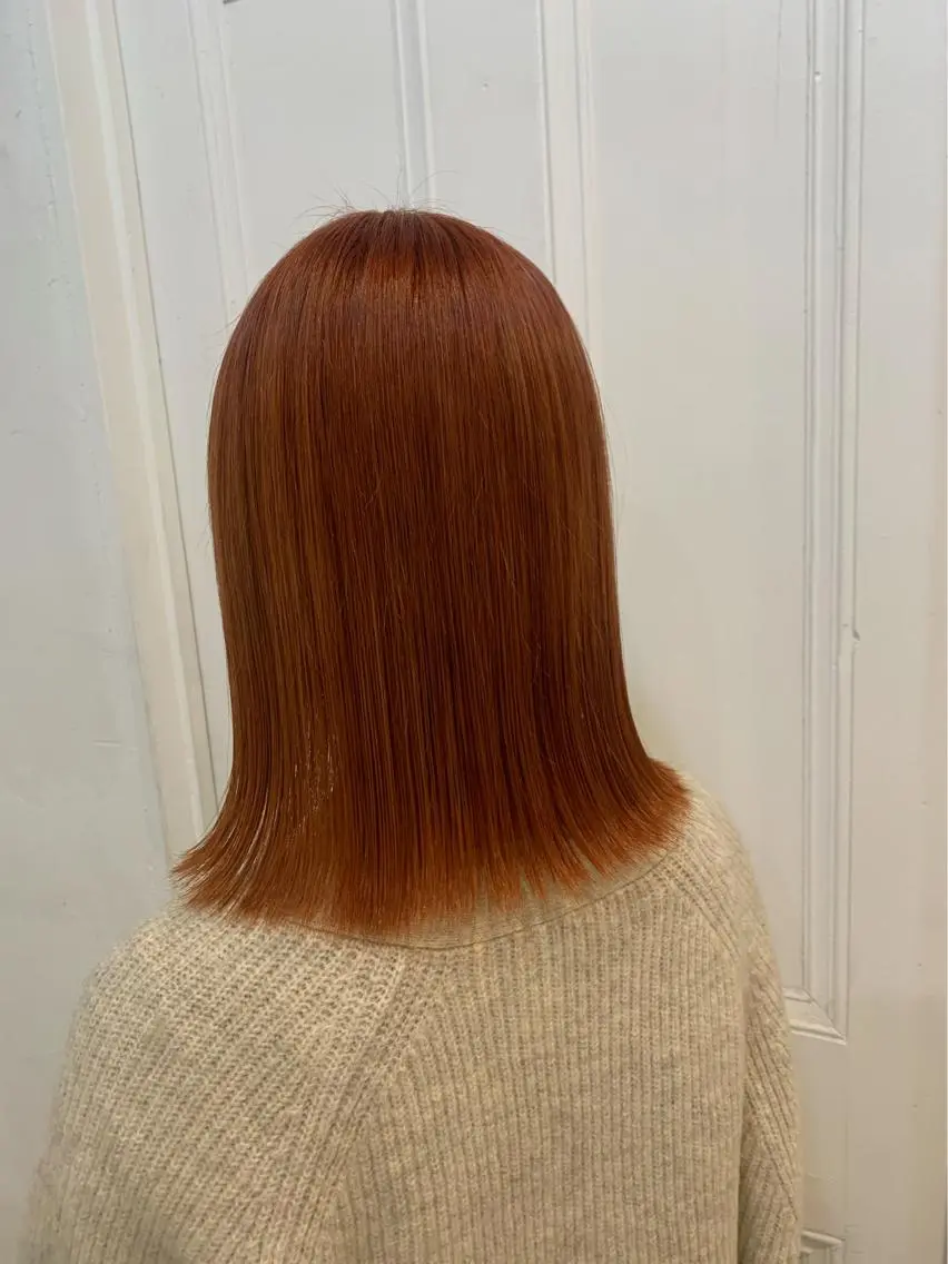 セミロング カラー wakana/ 柔らかベージュカラーのヘアスタイル