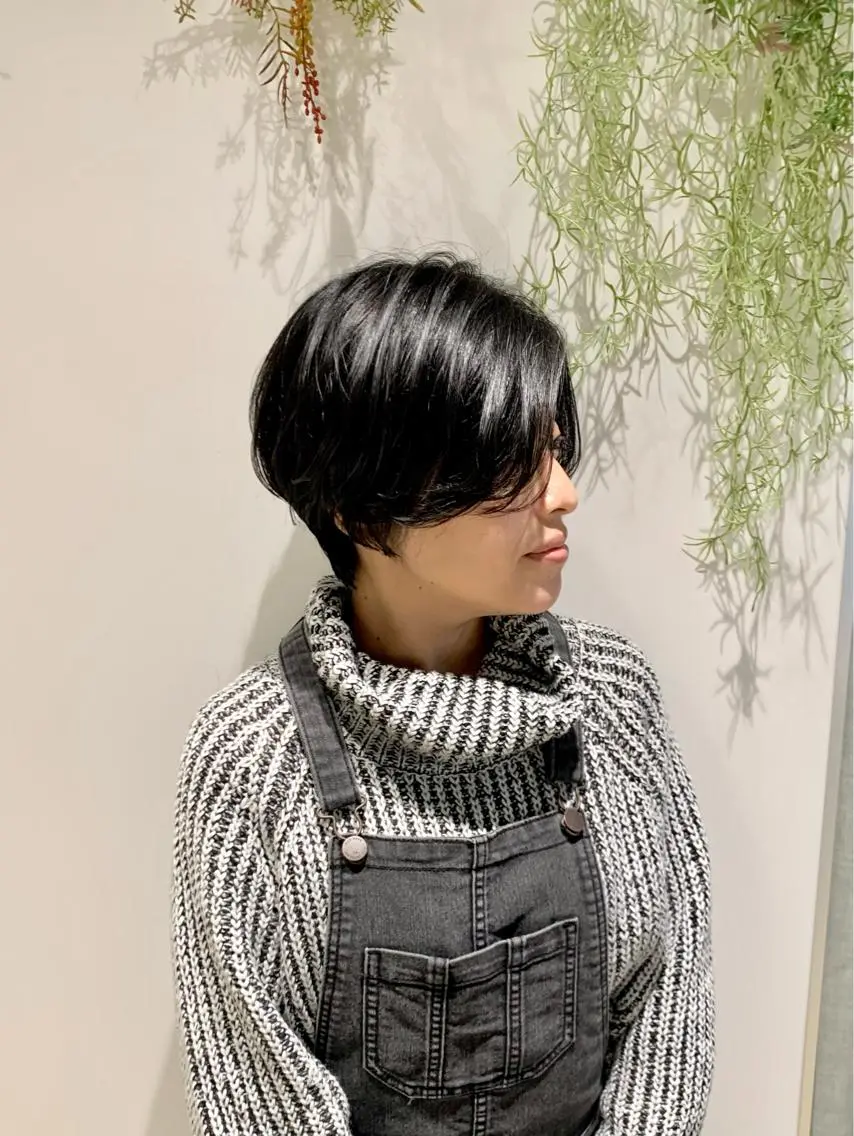 ショート ヘアアレンジ ハンサムショート ショートヘア 七原 海夕のヘアスタイル