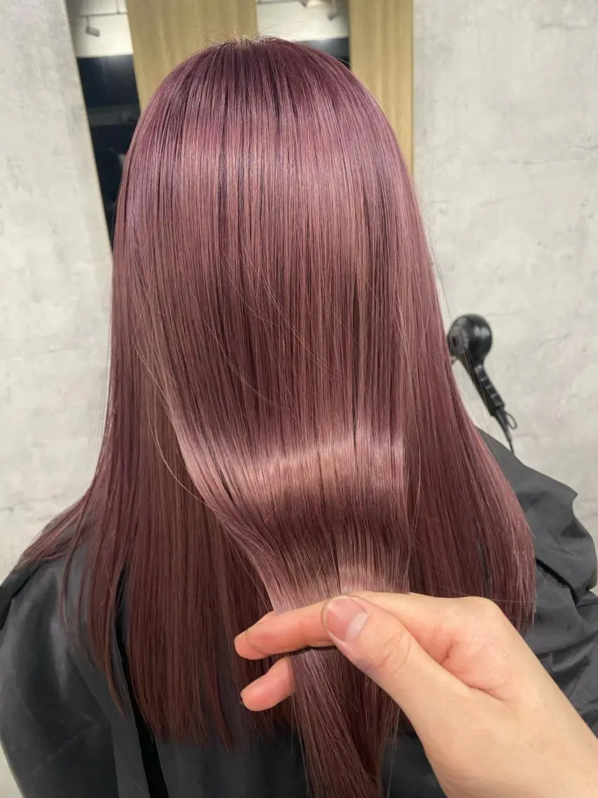 ロング カラー パーマ ヘアアレンジ メンズ キッズ ネイル マツエク・マツパ レイヤー/顔周り 韓国ヘア森田和貴のヘアスタイル