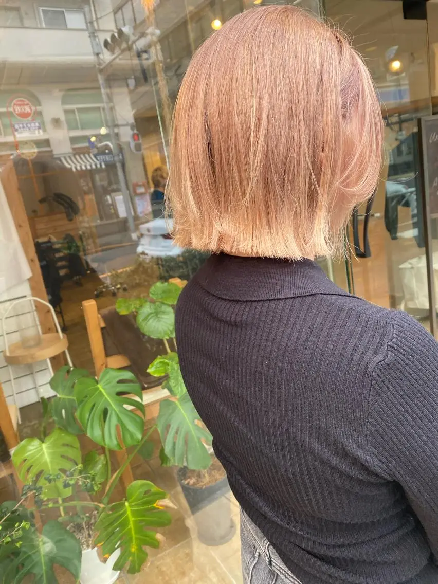 ショート カラー 上品韓国ヘア レイヤー/ayaのヘアスタイル