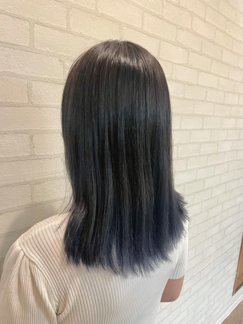 セミロング カラー カット ヘアカラー トリートメント 🐤 ゆい🐓のヘアスタイル