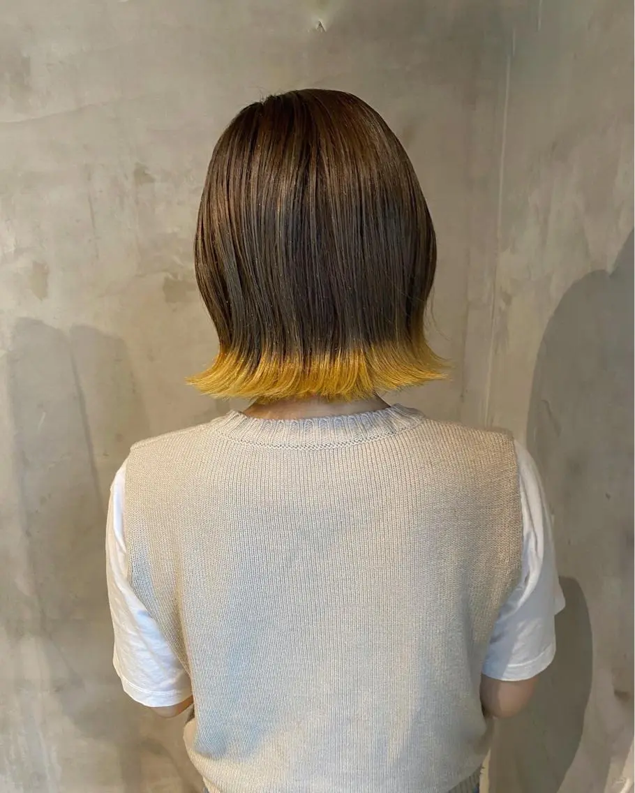 ミディアム カラー カット ヘアカラー レイヤー特化🪽 yuka【高円寺】のヘアスタイル