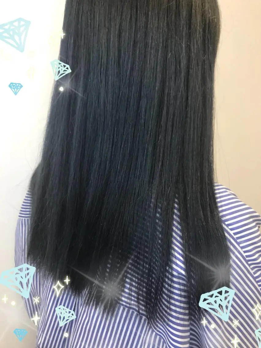 カラー ネイビーカラー 新宿駅近♡個室 ♡関口三都季🌜のヘアスタイル