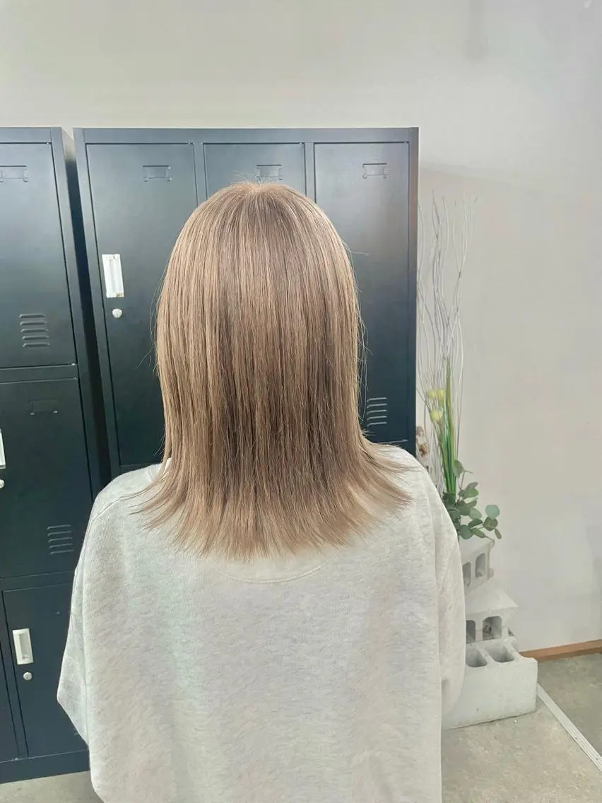 ミディアム カラー パーマ ヘアアレンジ メンズ キッズ ネイル マツエク・マツパ アイブロウ メンズバレイヤージュ メンズブリーチ メンズハイライト メンズインナーカラー メンズ韓国風 エビスザキレン/メン ズ/心斎橋🌳のヘアスタイル