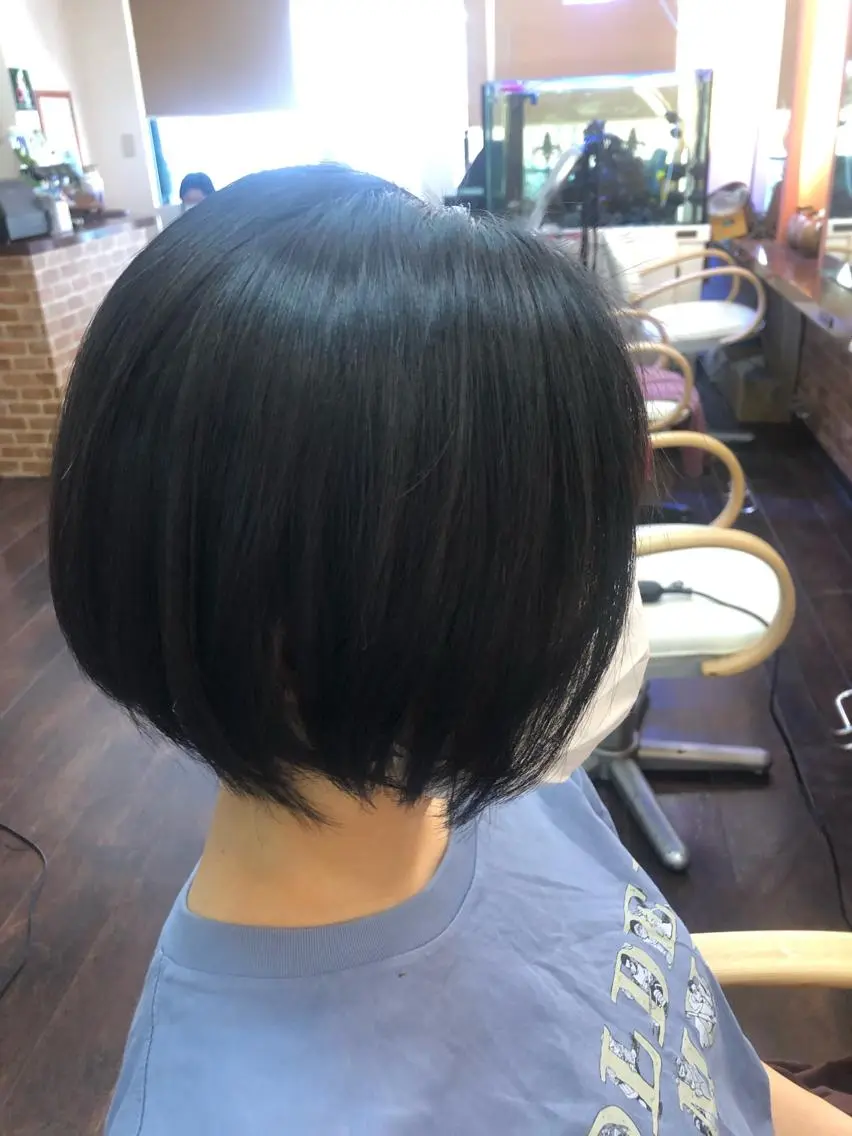 ショート パーマ カット パーマ トリートメント 桧山 真のヘアスタイル