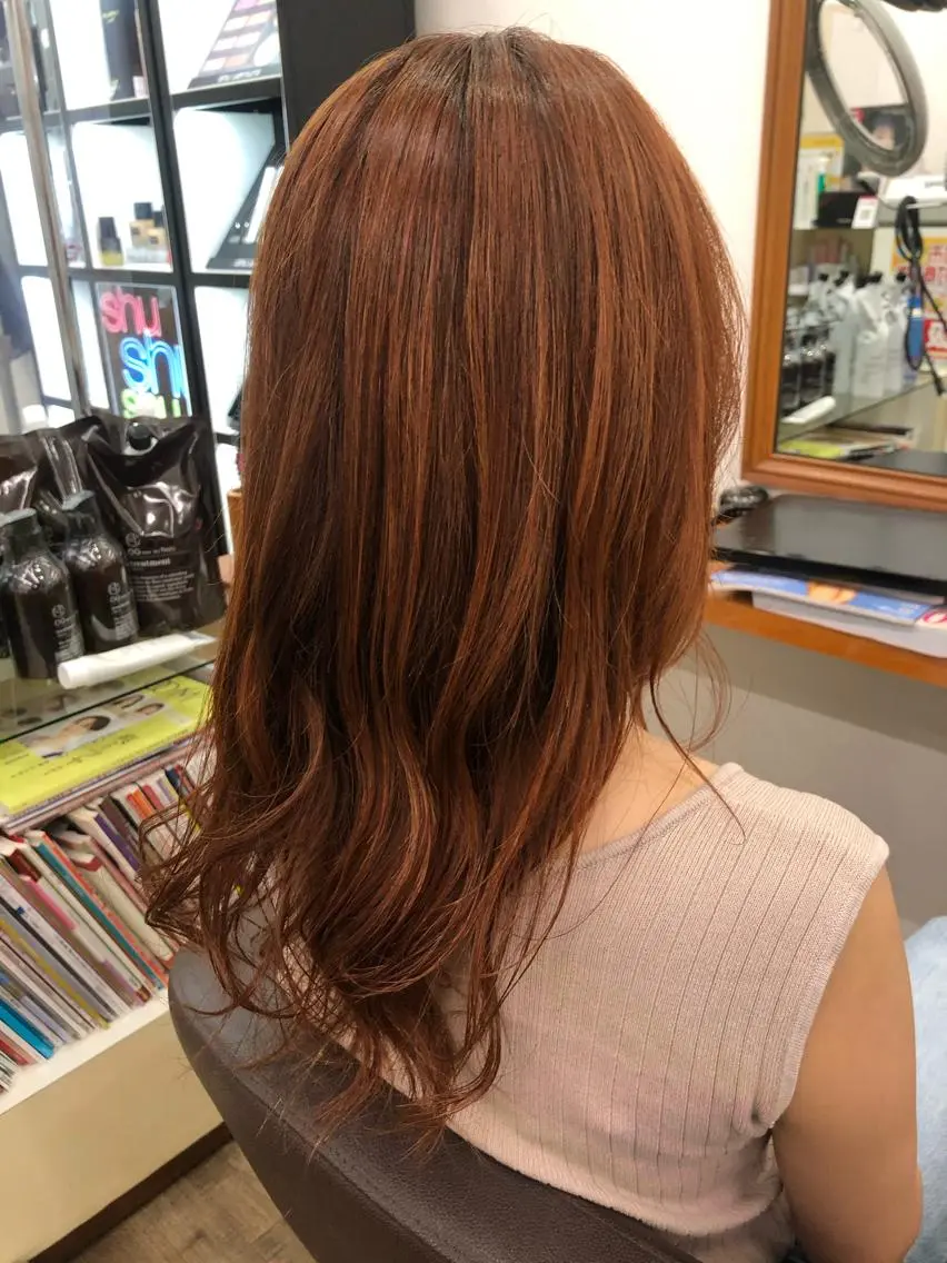 ロング カラー YAP！HAIR トコツメアヤノのヘアスタイル
