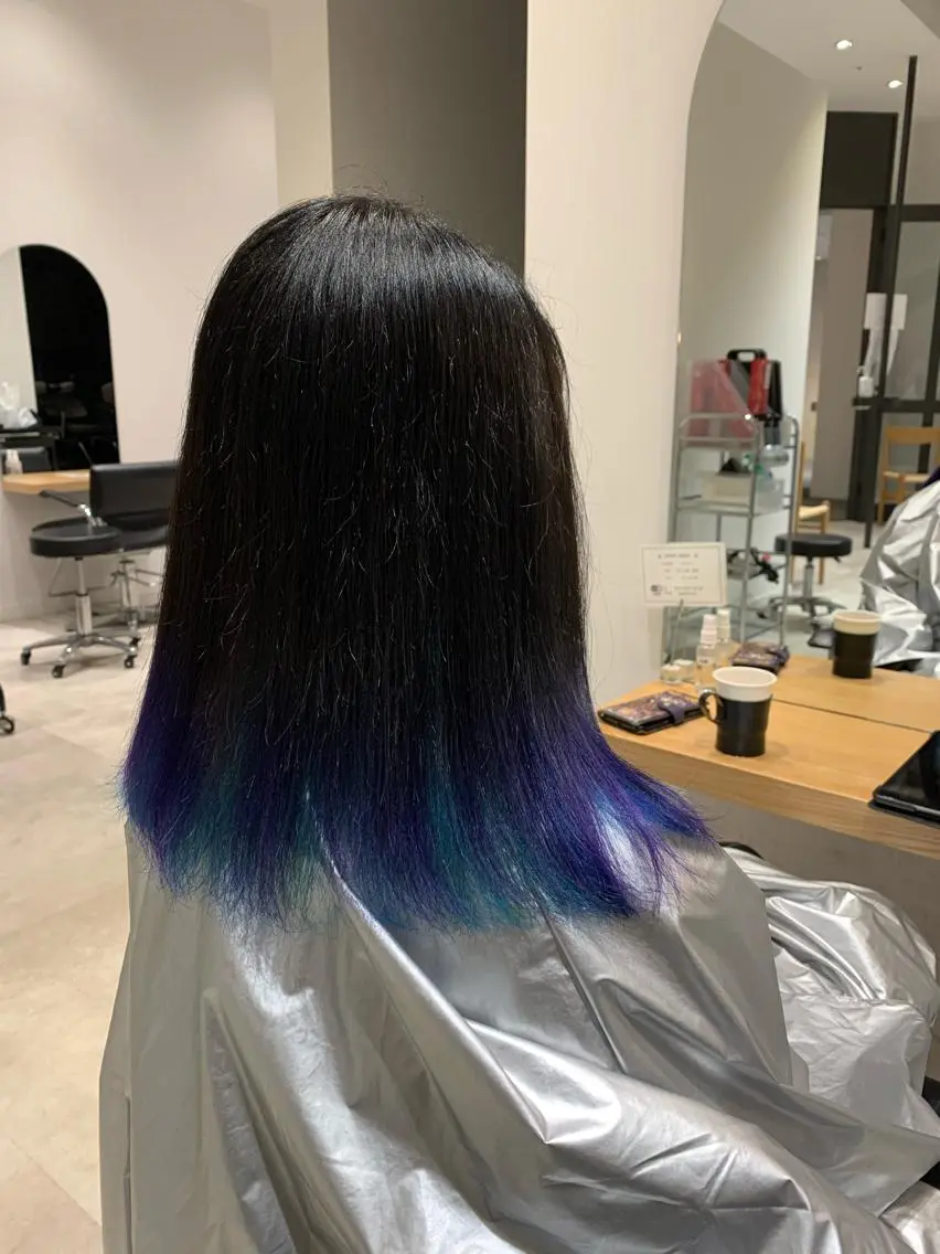 ミディアム カラー ブリーチ ヘアカラー 佐野 智史のヘアスタイル