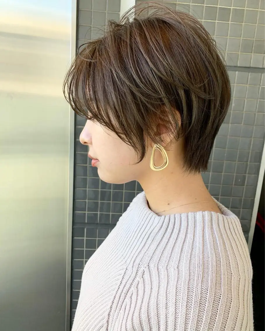 ショート カラー ショートヘア 髪質改善サロン ARCHE野瀬冬馬のヘアスタイル
