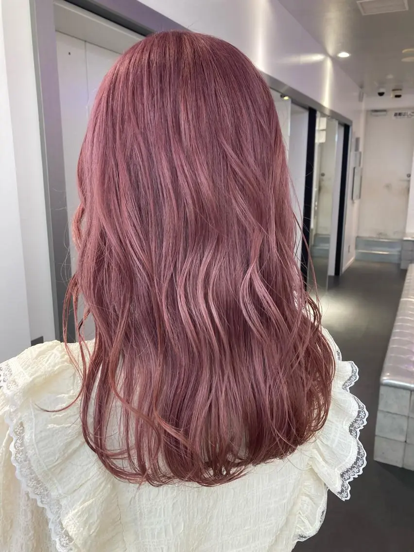 セミロング ヘアカラー トリートメント MiRI💜地毛級 エクステ✖似合わせ技のヘアスタイル