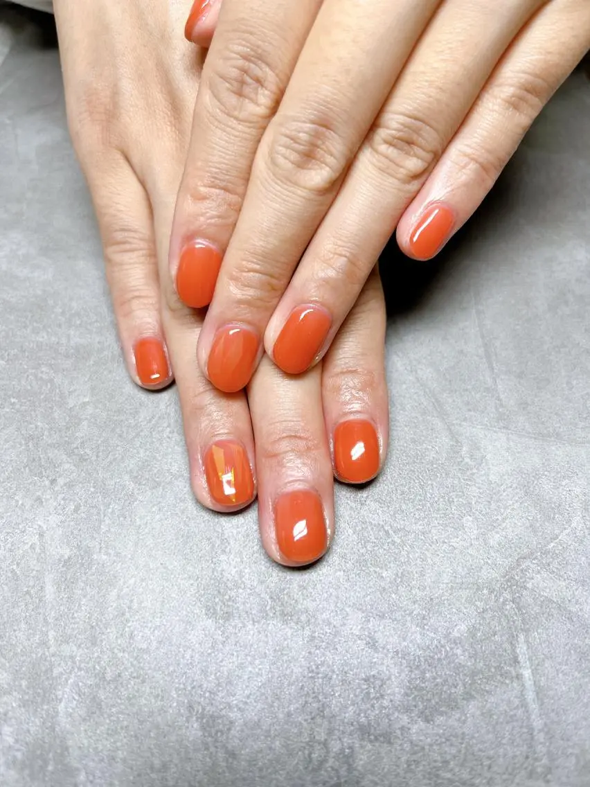 ネイル オーロラネイル ショートネイル nailsalon Graciaのネイルデザイン