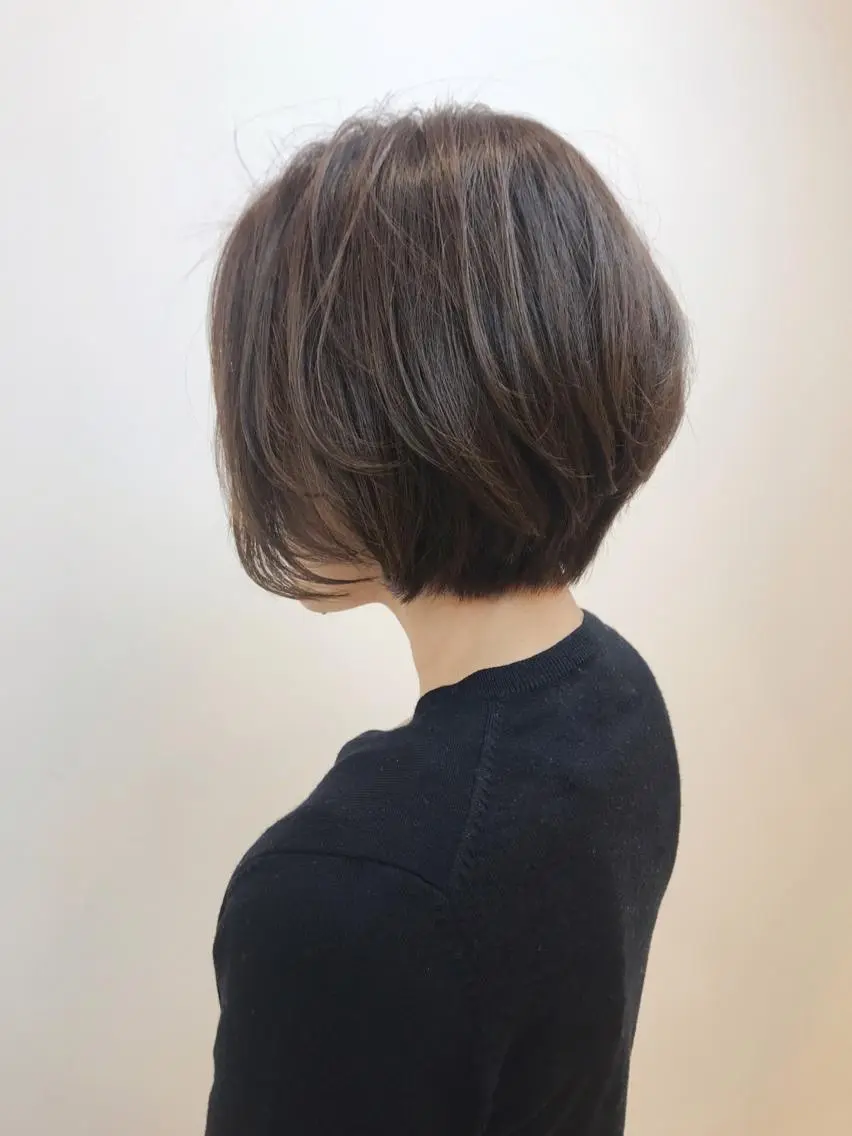 ショート カラー カット ヘアカラー 湯浅 了一のヘアスタイル