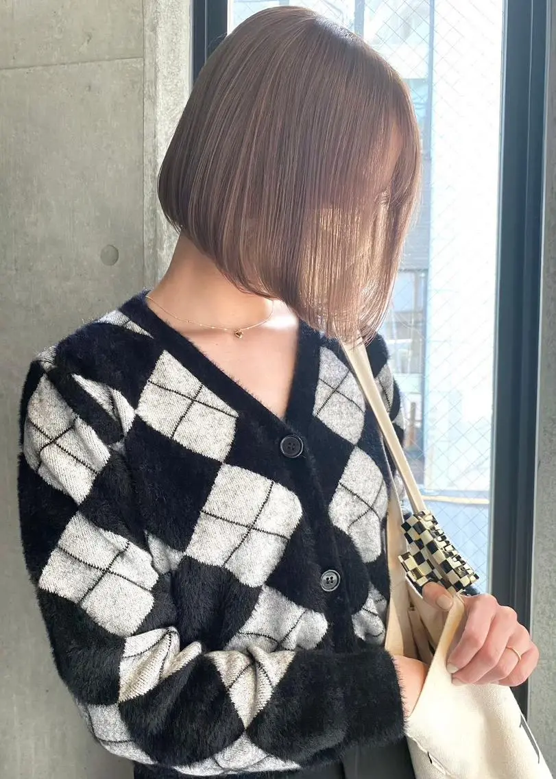 ショート カラー ショートボブ ボブ ショートヘア 盛れる艶髪カラー Harusa🎀のヘアスタイル