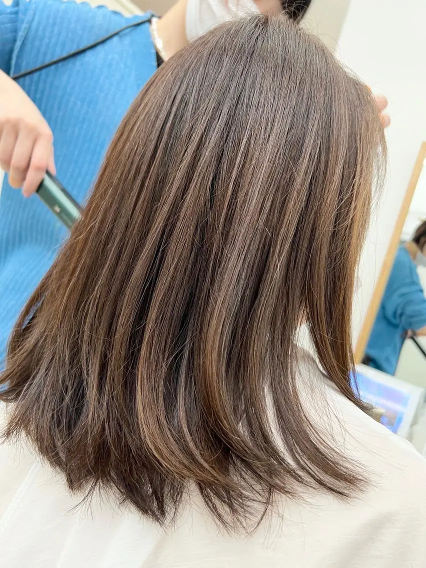 セミロング ボブ 池田 興史のヘアスタイル