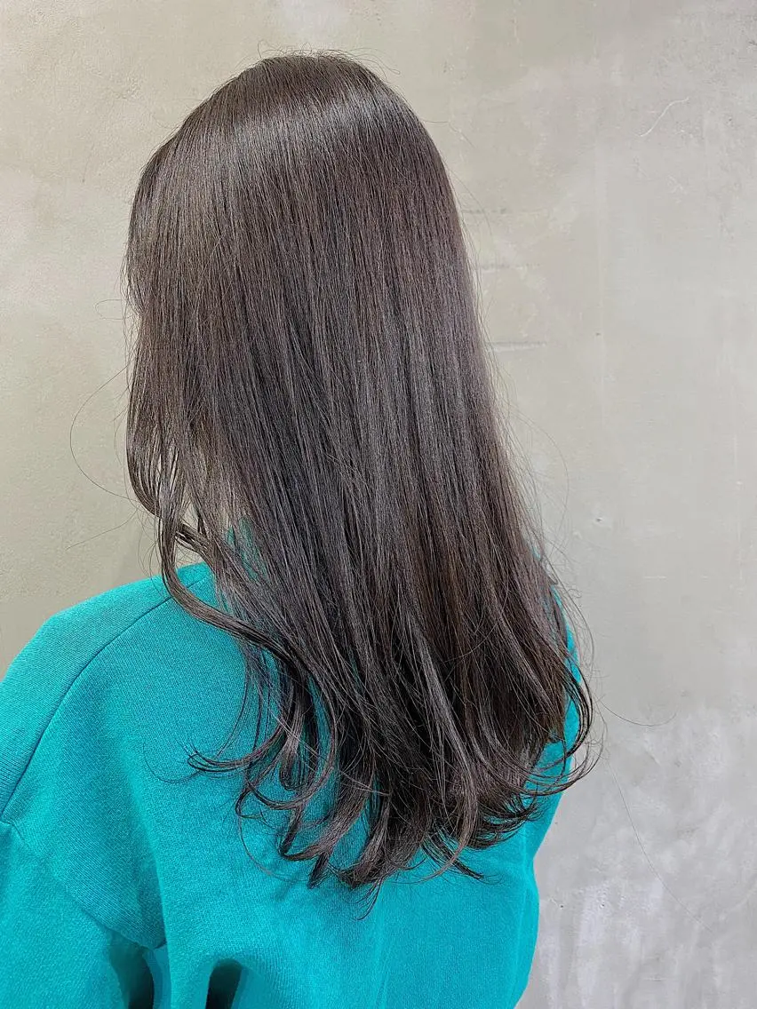 カラー 透明感カラー グレージュ カット ヘアカラー トリートメント ハッシュカット/ハイ トーン/HIROKIのヘアスタイル