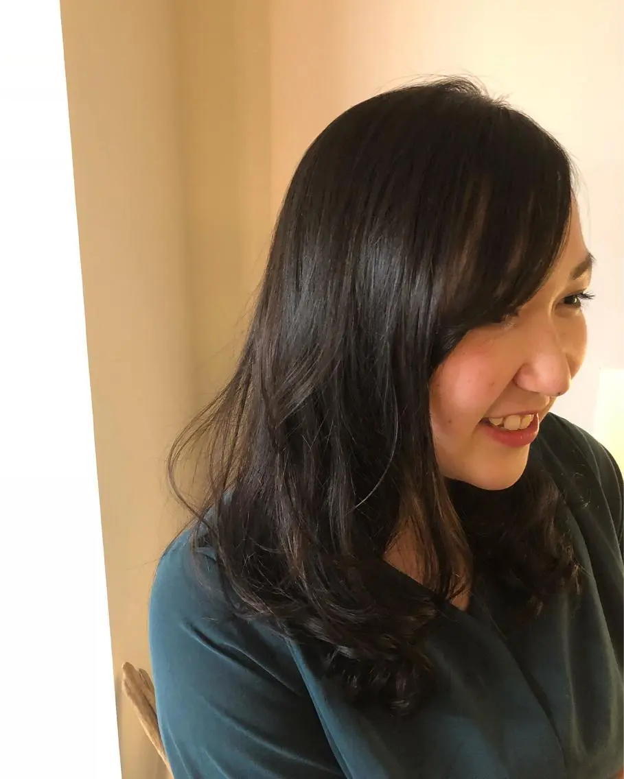 ロング パーマ パーマ コレットヘアー 田中アヤノのヘアスタイル