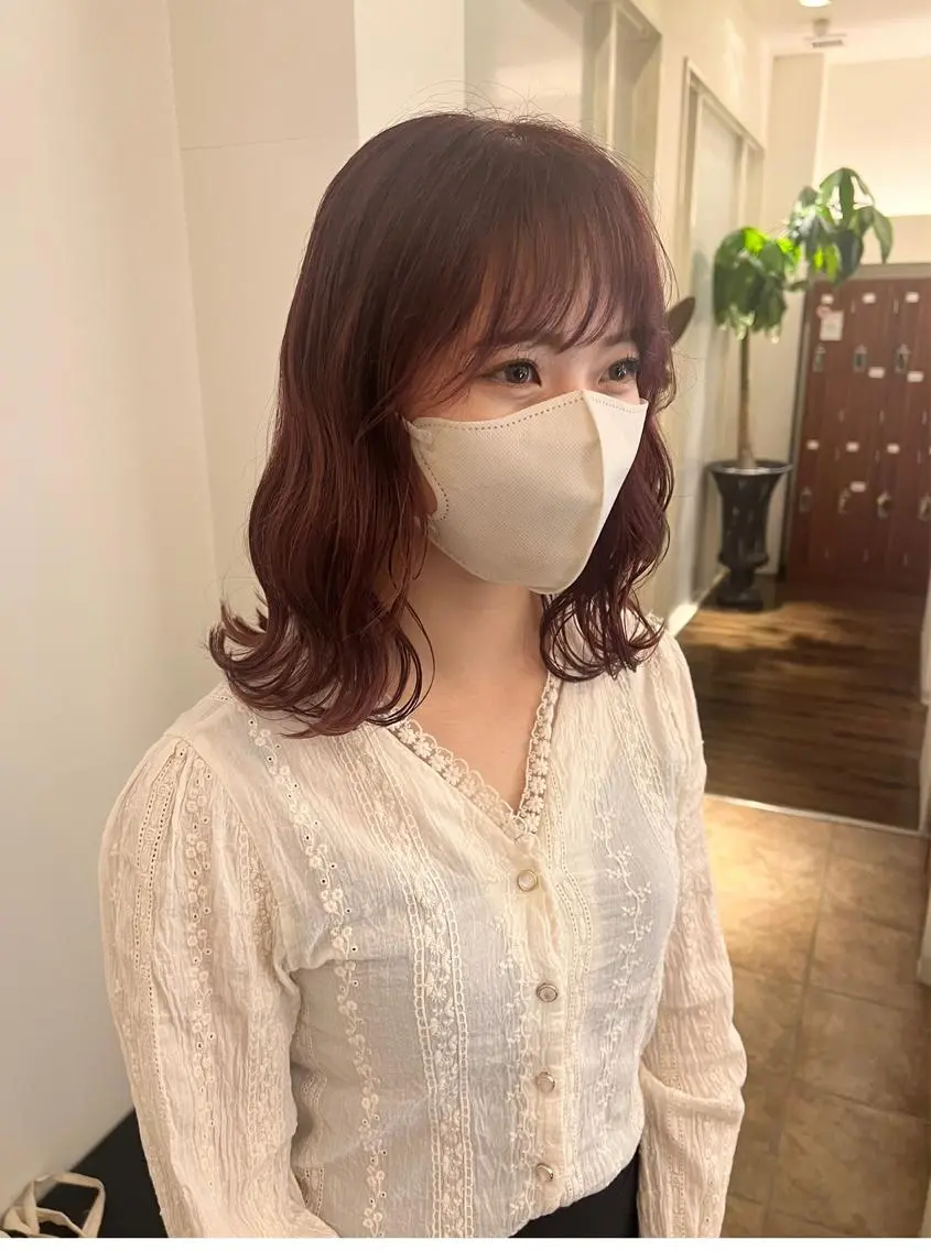 ミディアム カラー カット ヘアカラー 名古屋美容院 / keinaのヘアスタイル