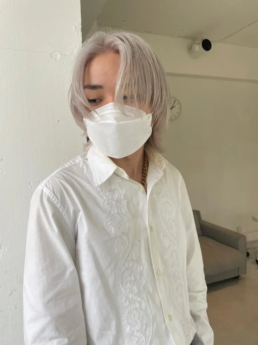 メンズ メンズウルフカット ウルフカット TAAN HAIR こばしのヘアスタイル