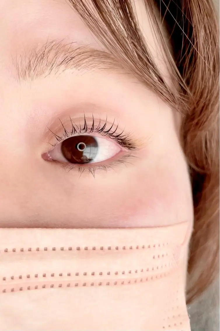 マツエク・マツパ カラーマツエク 一重×まつ毛パーマ マツパ YUNIKO eyelashのマツエク・マツパデザイン