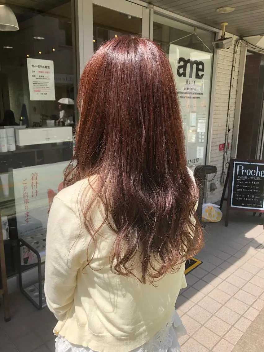 セミロング アッシュ カット トリートメント 西山 恵太郎のヘアスタイル