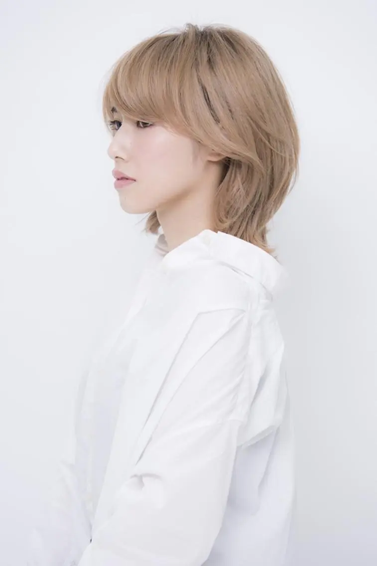 ミディアム カラー 橋口 晃典のヘアスタイル