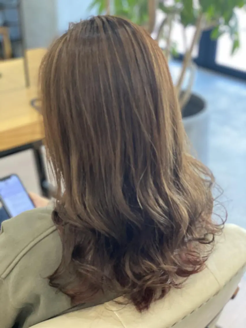ロング 似合わせ透明感カラー 宇治　ヤマノのヘアスタイル