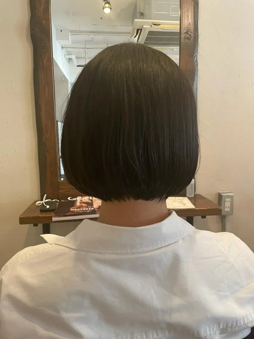 ショート カット トリートメント minatsu 東京の技術を京都でのヘアスタイル