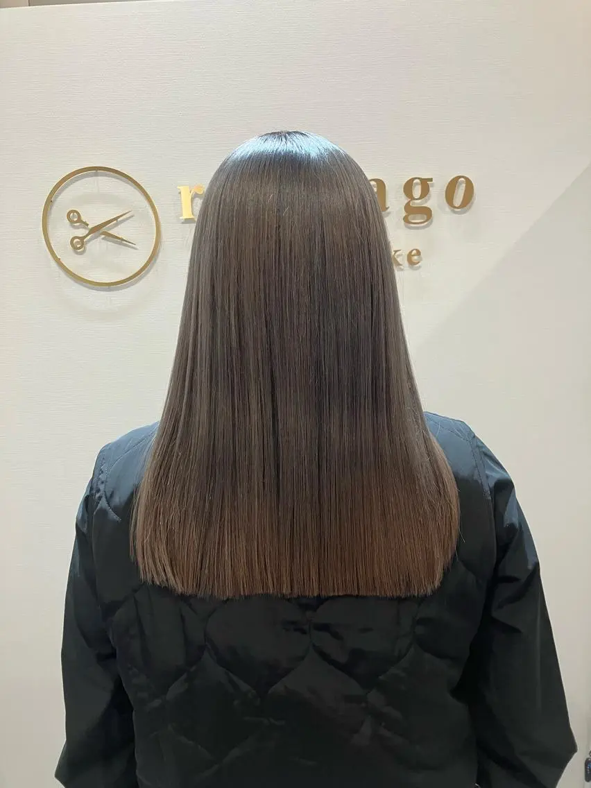 ロング カラー ヘアアレンジ キッズ 横浜関内髪質改善 re:Magoのヘアスタイル