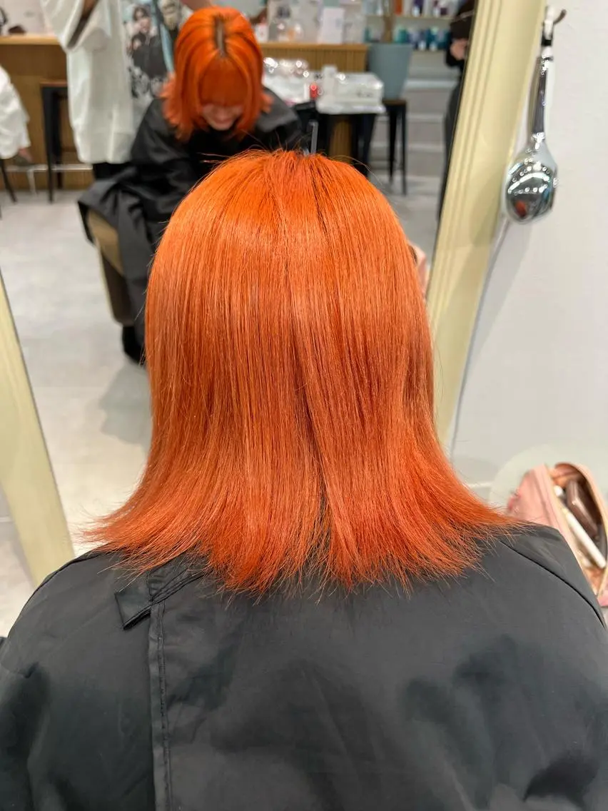 ミディアム カラー カット ヘアカラー トリートメント 🍀お悩み改善憧れの 美髪　小林風雅のヘアスタイル
