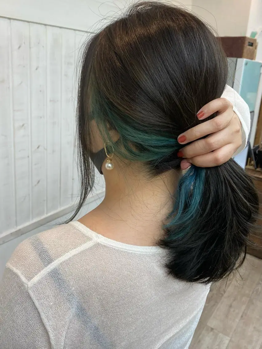 ミディアム ☀️透明感color KURO☀️のヘアスタイル