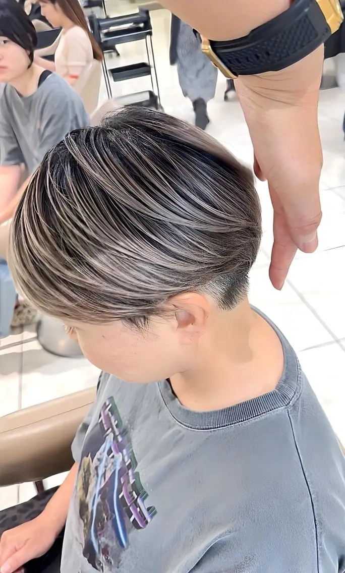 ロング カラー バレイヤージュ 髪質改善 レイヤーカット カット ヘアカラー トリートメント 山崎俊輔/髪質改善 /バレイヤージュのヘアスタイル