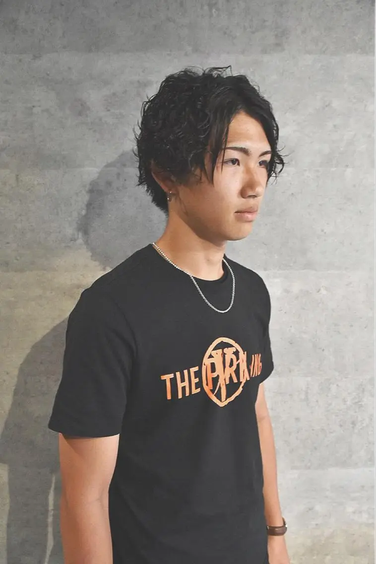ショート パーマ メンズ メンズパーマ スパイラルパーマ hair salon Glanzのヘアスタイル
